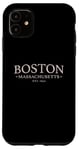 iPhone 11 Boston Massachusetts - Simple Boston LA Case