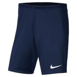 Nike Dri-FIT Park 3 Short De Football Homme, Bleu (Minuit Marine/Blanc), XL