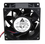 Cooling Fan For Delta QFR0912UHE,9238 90mm DC12V 2.40A fan, 4-pin pwm high speed server inverter axial fan