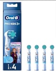 Oral-B PRO Kids 3+ Frozen Replacement Brush Heads for Electric Toothbrush 4pk