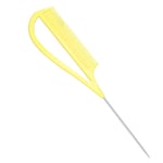 (Yellow)Hair Highlighting Tail Comb AntiStatic Hair Styling Comb For Barber