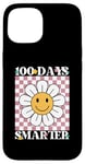 iPhone 15 Groovy 100 Days Smarter 100th Day Of School Teacher Kids Case