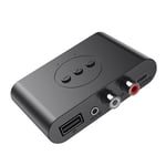 Trådlös Ljudmottagare Bluetooth 5.2 Nfc Ljudadapter U-Disk Rca 3.5mm Aux Jack Stereo Musikmottagare Bilhögtalare Förstärkare (FMY)