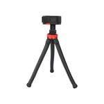 KIMRIG-Trépied Octopus flexible pour appareil photo reflex numérique,trépied Vlog pour smartphone avec bouton réglable,clip de téléphone semi-automatique - Type Red