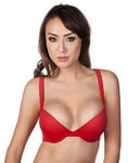 Addiction Nouvelle Lingerie Women's Smooth Low Cut Removable Push-Up Bra 13-02