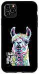 iPhone 11 Pro Max Funny Llama "I Make the Water Blue" Pool Party Joke Case