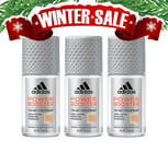 Adidas Men Power Booster Roll-on Deodorant Antiperspirant 50ml 3-Pack