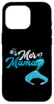 Coque pour iPhone 16 Pro Mer Mama Fête des Mères Sirènes Mère