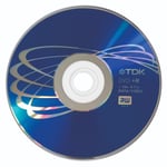 5 TDK DVD+R Blue Blank Media Discs 1 - 16x 4.7GB Storage 120 Min Video Data Disc