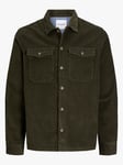 Jack and Jones Eddie Corduroy Overshirt Long Sleeve - Herre - Grønn - L