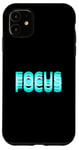 iPhone 11 Turquoise FOCUS Turquoise Graphic Case