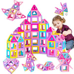 38pcs Construction Magnetique Enfant Bloc de Construction Magnétique Jouet Enfant 3 4 5 6 Ans Fille Garcon Jeu Jeux Magnetique Enfant Cadeaux d'anniversaire de Noël pour 3 4 5 6 Ans Filles Garcons