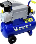 Compresseur D'Air Mb24-Cuve 24 Litres-Moteur 2 Cv-Pression Maximale 8 Bar-Débit D'Air 170 L/Min-10.2 M³/H