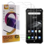 Guran 3 Pack Tempered Glass Screen Protector For Ulefone Armor 7E Smartphone Scratch Resistance Protection 9H Hardness HD Transparent Shatter Proof Film