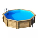 Piscine hors sol bois Procopi Weva 530 ø4,30 x h.1,33 m