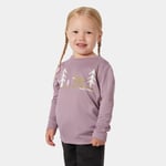 Helly Hansen Kids' HH Tech Graphic Long Sleeve Top Lila 116/6