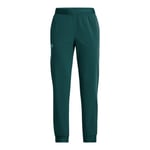 Girl's Trousers Under Armour Rival Woven Jogger Pants in Blue