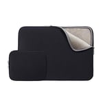 RAINYEAR 13 Inch Laptop Sleeve Carrying Case for MacBook 2023 2022 2021 MacBook Pro 14" M3 A2918 A2992, 13.6" M2 A2681 A2338 A2779, 13.3 Air Pro M1 A2337 A2159 A2179 A2289(Black,Upgraded Version)