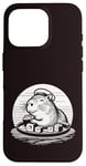 Coque pour iPhone 16 Pro Mignon Capybara mangeant des sushis kawaii