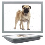 Lesser & Pavey British Designed Serving Tray | Dinner Tray For Multiple Uses Around The Home | Pug Trays For Food Serving Or Drinks Serving - Sarah Boddy