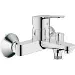 Mitigeur monocommande Bain/Douche - GROHE - BauEdge - Chromé - Douchette - Economie d'eau