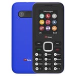 TTfone TT150 Unlocked Basic Mobile Phone UK Sim Free with Bluetooth, Long Battery Life, Dual Sim with camera and games, easy to use, Pay As You Go (Giff Gaff, with £0 Credit, Blue)