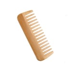 Peigne à cheveux en bambou pour salon de coiffure - Peigne incurvé à dents fines - Moustache - Pour femmes, hommes et filles