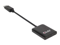 Club 3D Sensevision Multi Stream Transport (Mst) Hub Csv-6200H - Video/Audiosplitter - 2 X Hdmi - Skrivbordsmodell