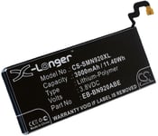 Batteri til EB-BN920ABE for Samsung, 3.8V, 3000 mAh