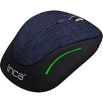 Inca Souris sans Fil Portable 1600 dpi éclairage LED 2,4 GHz