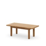 Dedon - Tibbo Coffee Table S - Utomhussoffor - Edward Barber & Jay Osgerby - Brun,Träfärgad - Trä