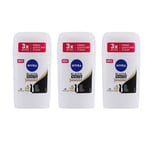 Nivea Invisible BW Silky Smooth Deodorant Stick Women 50ml 3, 5 Pack