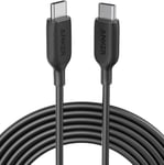 Câble USB C vers USB C, Câble de charge rapide PowerLine III USB-C vers USB-C (3m), Charge 60 W Power Delivery PD pour Apple MacBook, iPad Pro, Samsung Galaxy S10 Plus S9 S8 Plus, Pixel et p.[V524]