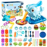 Kopi Corgi Pate a Modeler,48 pièces Pâte à Modeler pour Enfants avec Moules,Forme, Extrudeuses,Accessoire Pate a Modeler,Kit Pate a Modeler,Jouet Garcon Fille 3 4 5 6 Ans (8 Pots de Pate a Modeler)