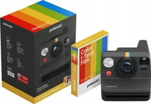 Polaroid Now Gen 3 Black Bundle With Color Film (8 Photos)