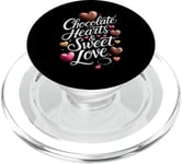 Chocolates HeartsSweet Love ValentinesDay ChocolateLover PopSockets PopGrip for MagSafe