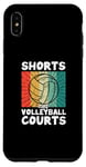Coque pour iPhone XS Max Short et volley-ball Courts Beach Vball Outdoor Player Fan
