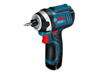 Bosch Gdr 10,8-Li Professional - Støtdriver - Trådløs - 1/4" Sekskantspor - 105 N·M - Uten Batteri - 10.8 V - Solo