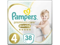 Pampers Pants Premium Care 4 Blöjor, 9-15 Kg, 38 St.