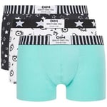 Boxers DIM  3 Boxers Homme VIBES Coup d'oeil  star