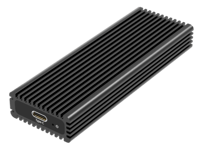 Externt M.2 SSD kabinett - NVMe - USB-C - Svart