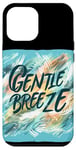 Coque pour iPhone 12 Pro Max Belles couleurs vives avec tenue de discours Gentle Breeze