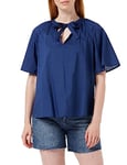 United Colors of Benetton Women's Blouse 5cqydq04o Shirt, Blue 2g6, XS