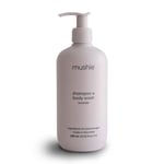 Mushie Baby Shampoo &  Body Wash Lavender Cosmos 400 ml, Light Purple