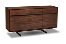 Skänk Owa 155 cm 3 Dörrar Lådor - Valnöt Sideboard & skänk Brun Manor House