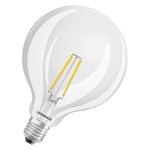 LEDVANCE Lampe LED intelligente avec technologie WiFi, douille E27, dimmable, blanc chaud (2400 K), remplace les lampes à incandescence par 60W, SMART+ WiFi Globe Edison Dimmable, paquet de 1