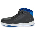 Kappa Oscar Mid Kid EV Basket, Noir/Bleu, 33 EU