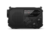 Radio portable Philips TAR1609 avec lampe torche Noir