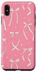 Coque pour iPhone XS Max Ruban rose esthétique pour fille