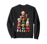 Christmas Dog Tree Xmas Ugly Jumper Sweatshirt